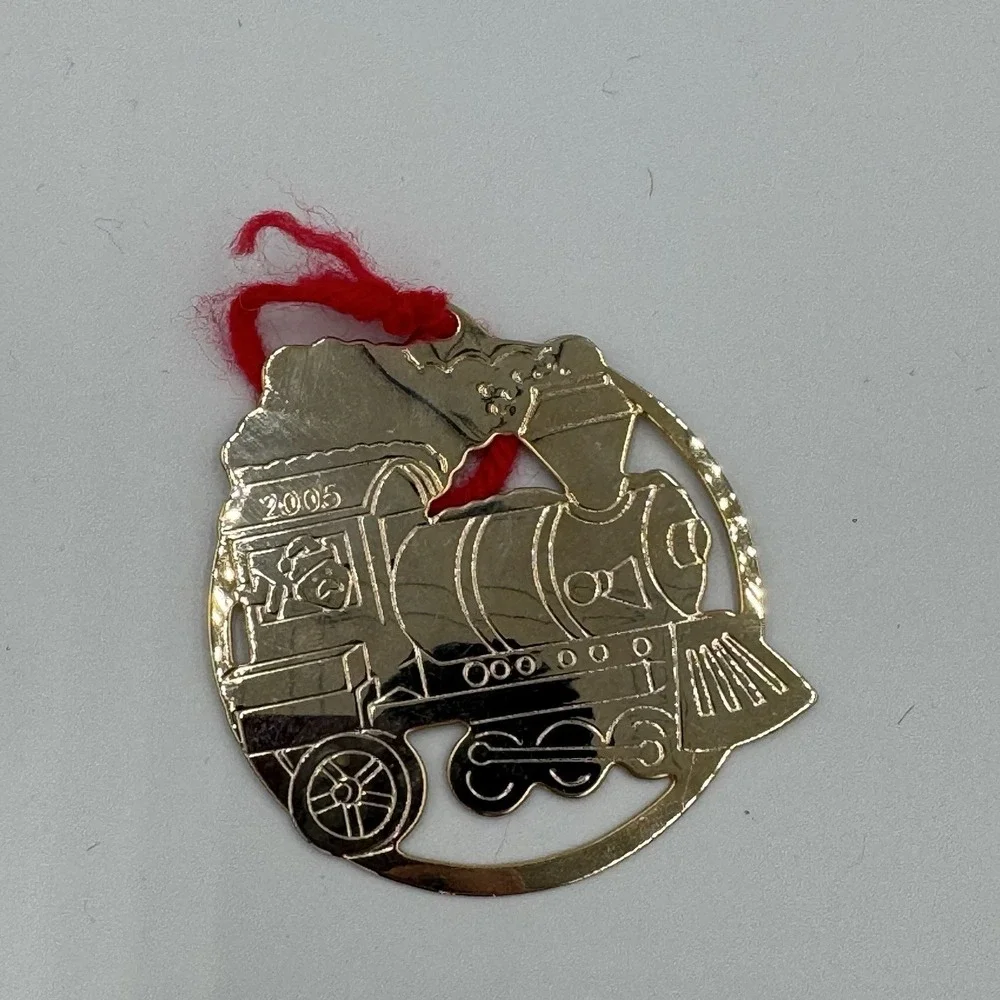 1999 Gloria Duchin | Children's Train Ornament 2005 On Train Usa 🇺🇸